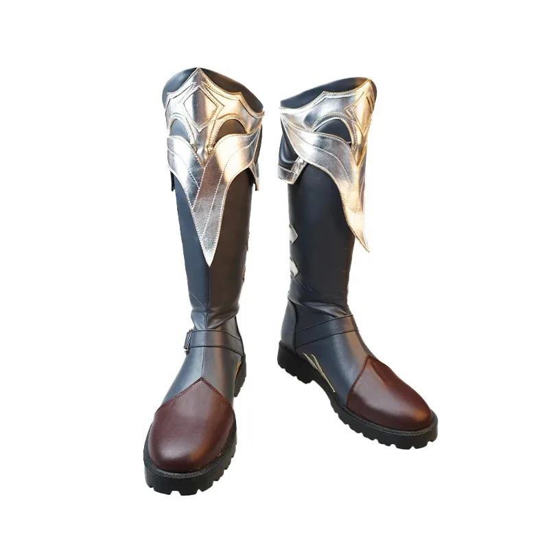 

Game Genshin Impact Diluc Cosplay Shoes Boots Halloween Party Costume Accessories Custom Made