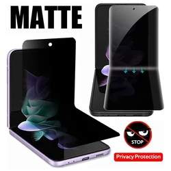 For Samsung Galaxy Z Flip5 3 4 5G Privacy Screen Protector Matte Anti Spy Hydrogel Film for Samsung Galaxy  Galaxy Z Fold4 3 5G