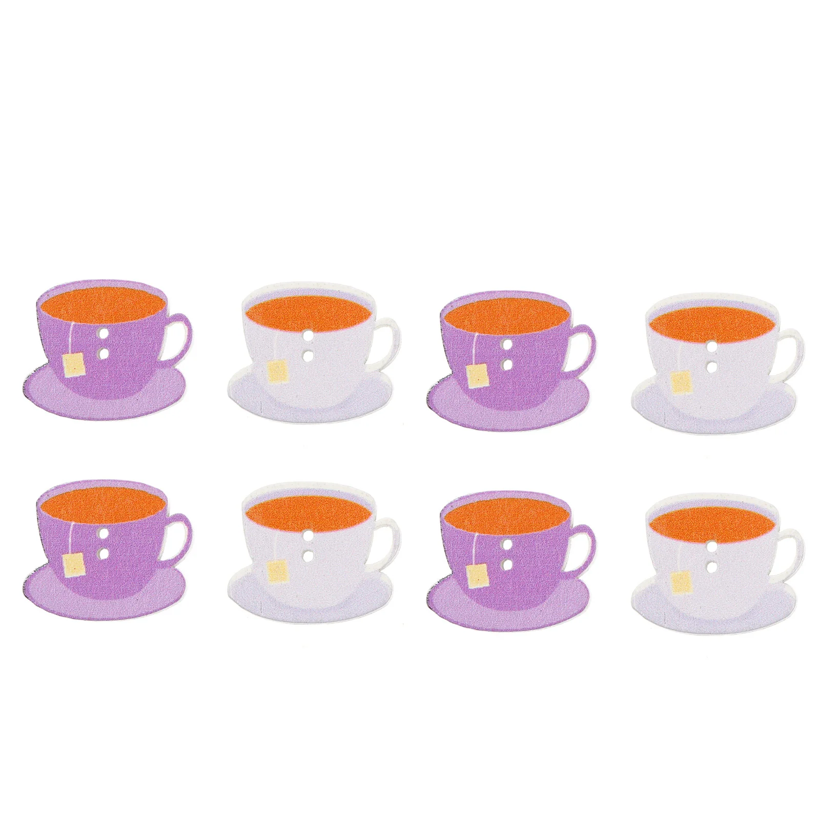 

100Pcs Premium Wood Buttons Creative Sewing Fasteners DIY Clothes Accessories Unique Design Durable Practical Sewing Buttons