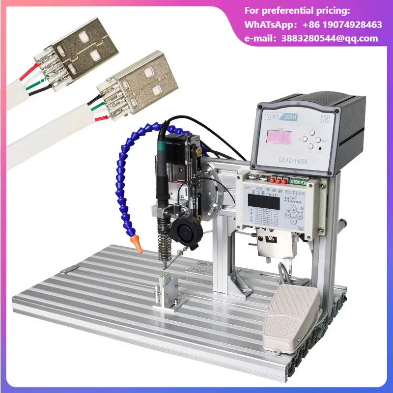 Intelligent Semi-automatic Soldering Machine BORX-003 USB Switch Foot Operated Spot Welding Machine