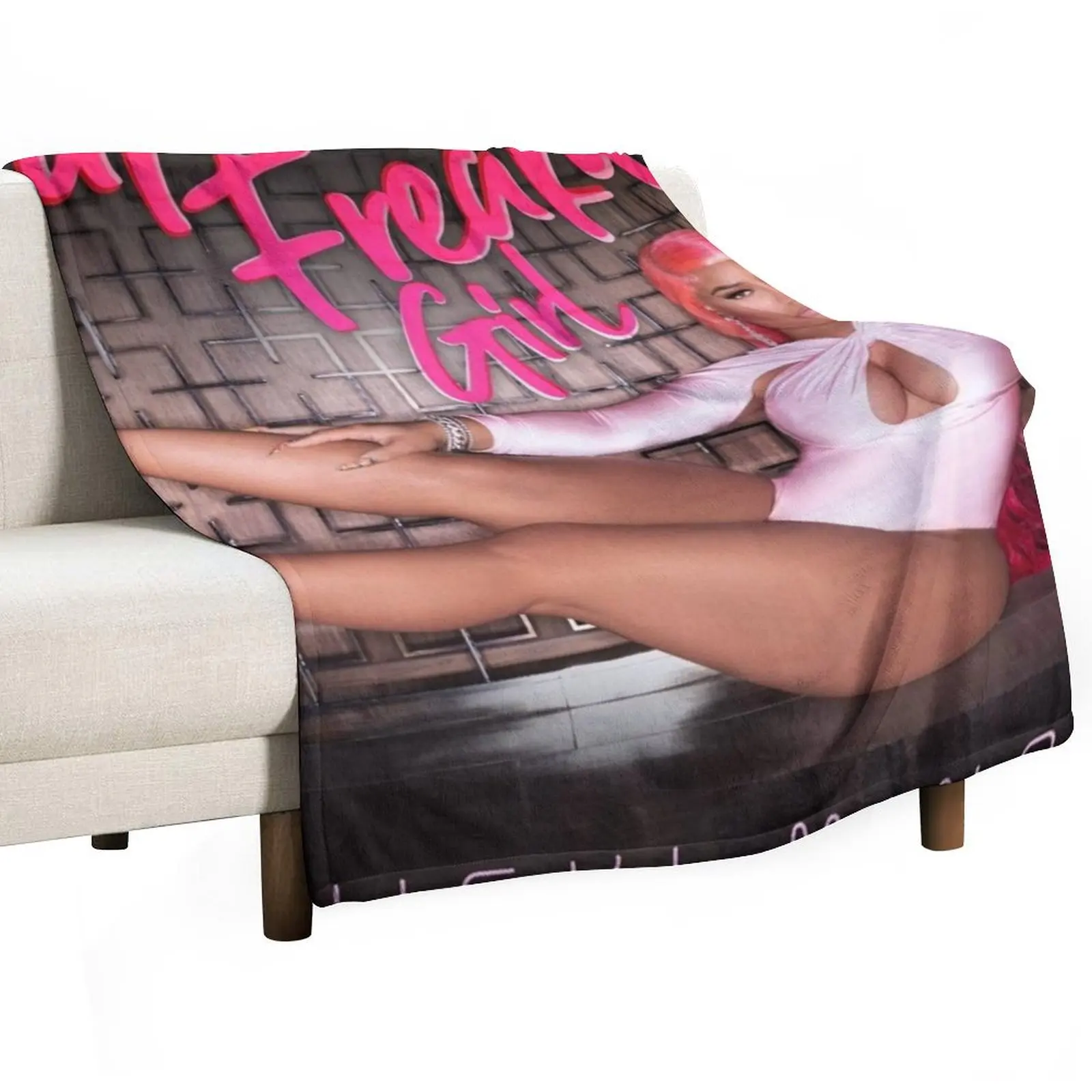 Nicki Minaj Super Freaky Girl Throw Blanket for winter Sleeping Bag Giant Sofa Blankets