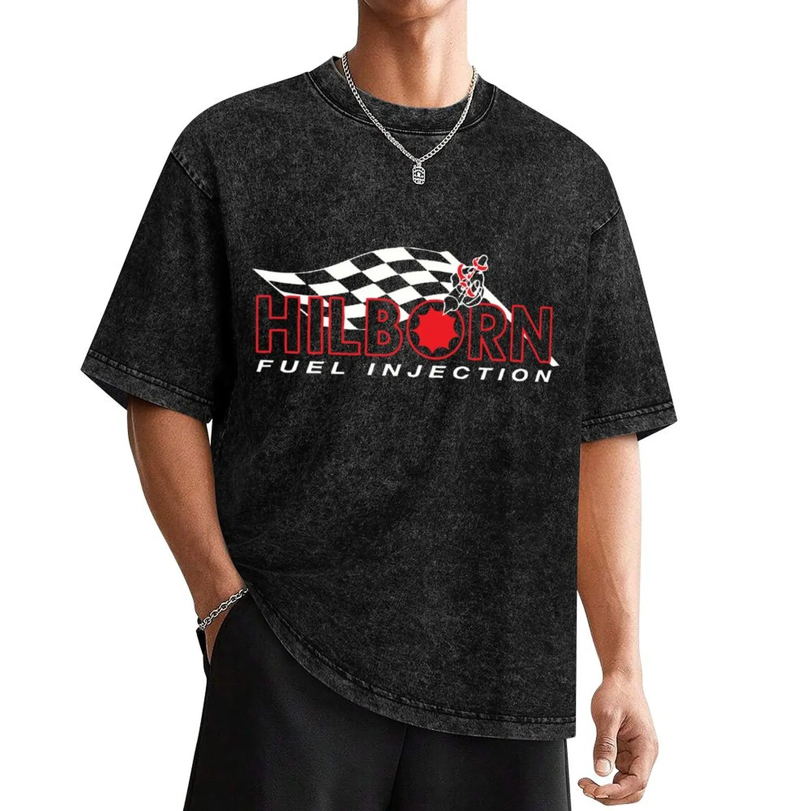 

HILBORN FUEL INJECTION CLASSIC T-Shirt oversized graphic tee Blouse men tshirt