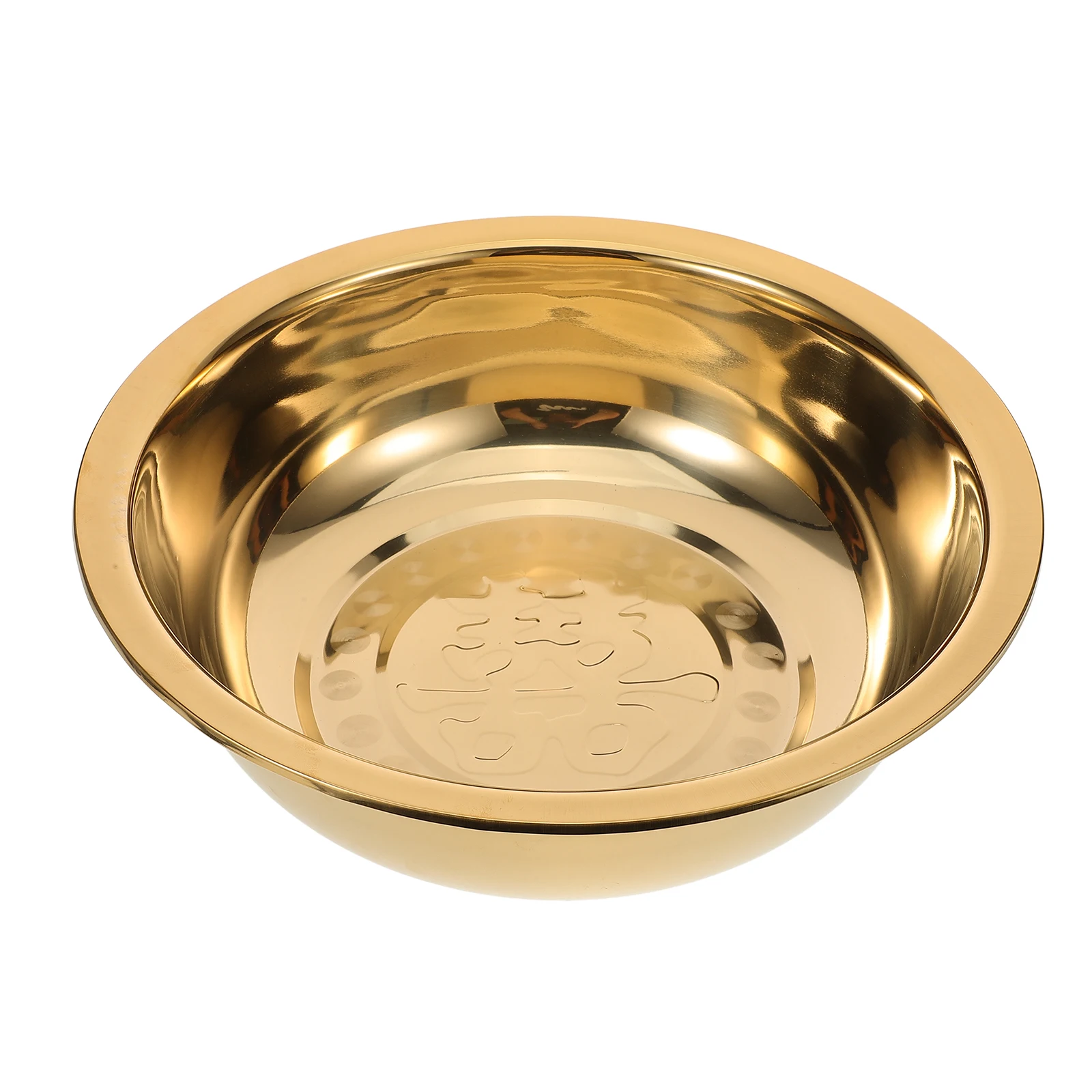 

Stainless Steel Wedding Face Basin Copper Wash Tub for Bathroom Kitchen Use Hand Cleaning Large Capacity Practical Design