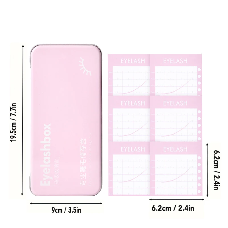 صندوق تخزين الرموش المغناطيسية، منظم مغناطيسي قابل لإعادة الاستخدام ومتعدد الاستخدامات، مناسب لفناني الرموش والعشاق #4