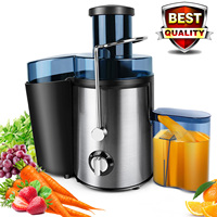 DayPlus Juicer Machines Centrifugal Juicer Extractor Max Power 1000W, Wide Mouth Feed Chute for Fruit and Vegetables, 400W Motor