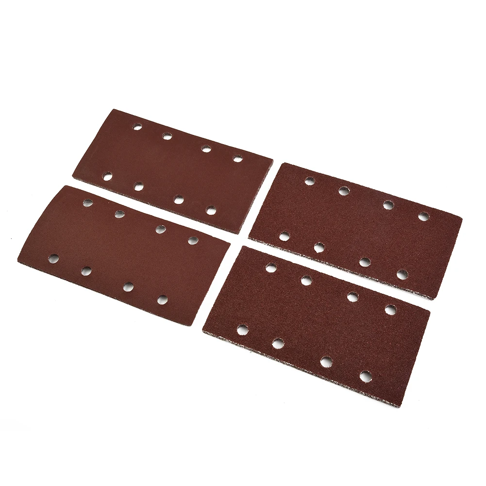 20pcs Sandpaper Sanding Sheets Punched Hook&Loop Mixed Grits 60/80/120/240 Sanding Paper Water/Dry Abrasive SandPapers