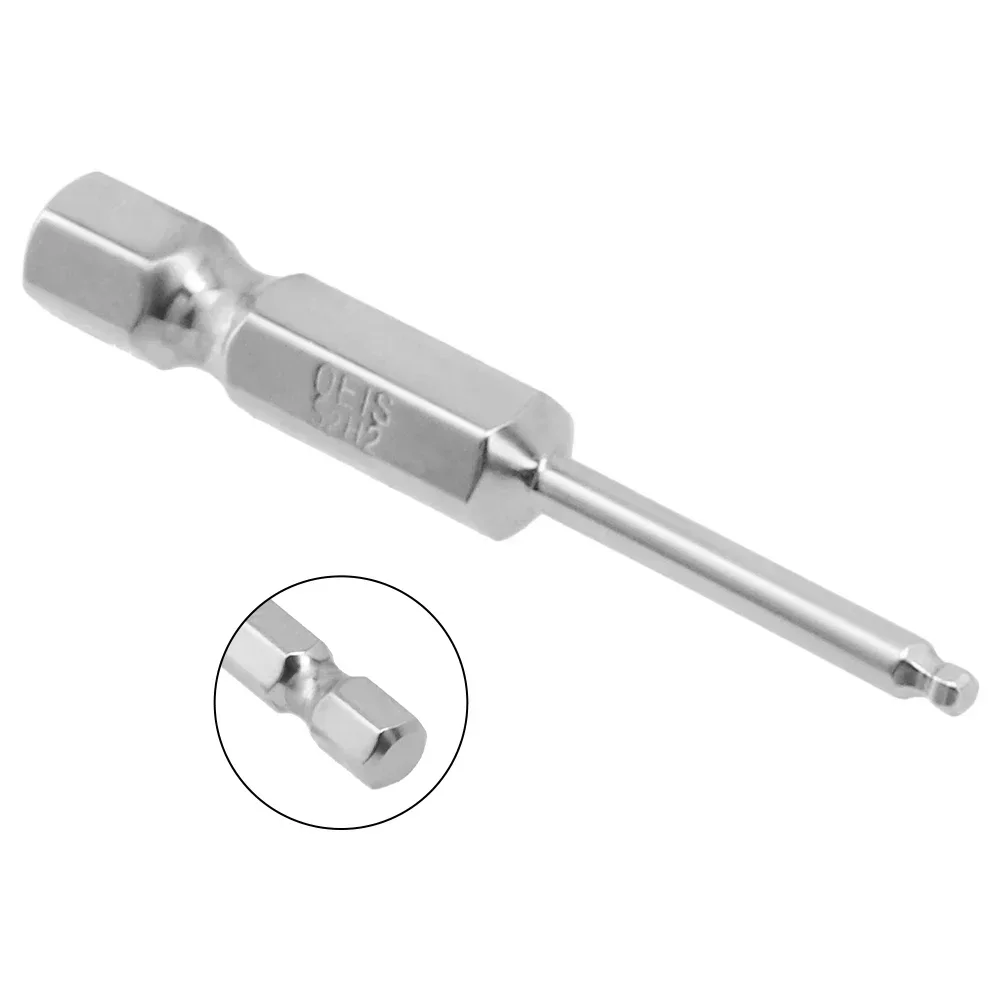 Precision Made Ball End Hex Screwdriver Bit Suitable for Limited Spaces Perfect for Manufacturing and Home Improvement