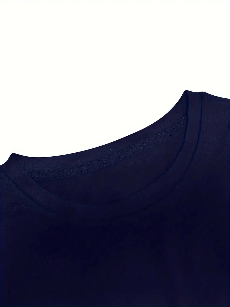 Men's summer 100 cotton fashionable casual loose sports oil painting pattern printed round neck short sleeved T-shirt top view 3