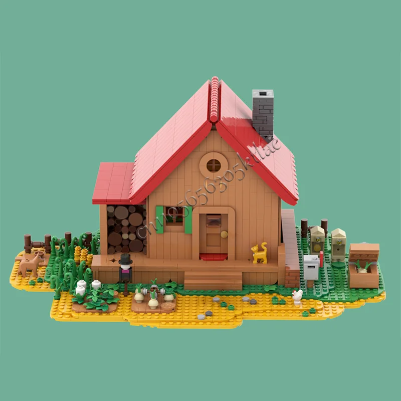 Nuovo 2055 PCS MOC Personalizzato Stardew Valley Farm Street View Modello di edificio FAI DA TE Puzzle Tecnologia Assemblaggio Creativo Giocattoli Per Bambini Regali