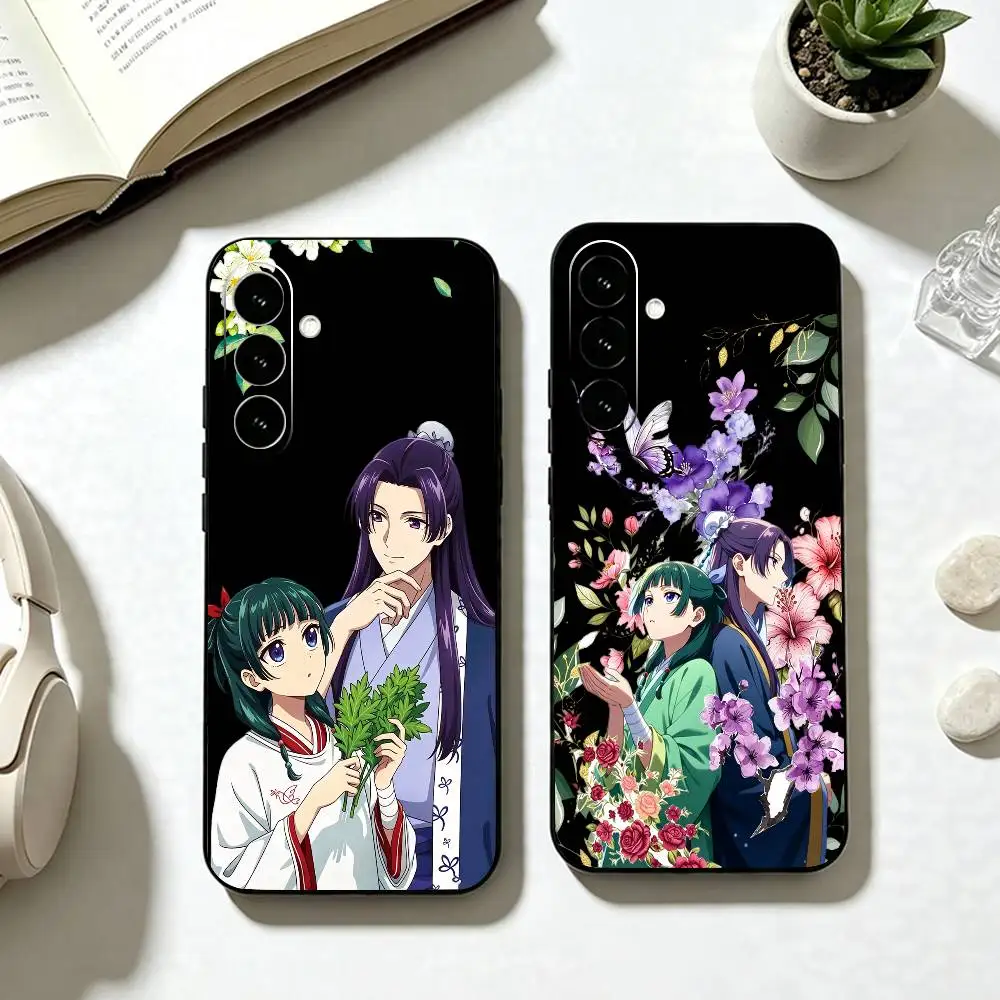 The A-Apothecary Diaries Maomao  Phone Case Black Silicone Soft For Samsung Galaxy A73,A72,A71,A70,A53,A52,A51
