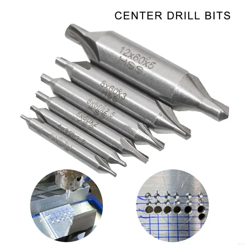 Conjunto bit perforación central toque polvo toque matriz putos en múltiples