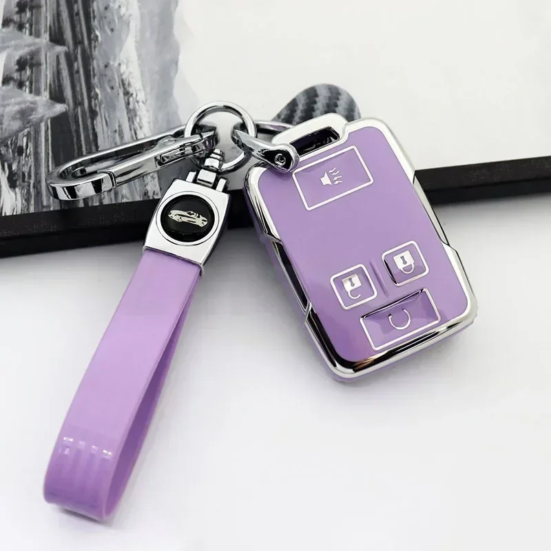 TPU 자동차 키 케이스 커버 쉘 포브 거치대 보호대, 쉐보레 콜로라도 LT 실베라도 GMC 캐년 슬 시에라 3500HD 2016 -2018