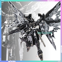 Gaoke HG 1/144 Model Kit Strike Freedom Midnight Color With Wing Of Light Assembly Action Figures Customized Plastic Model Toy