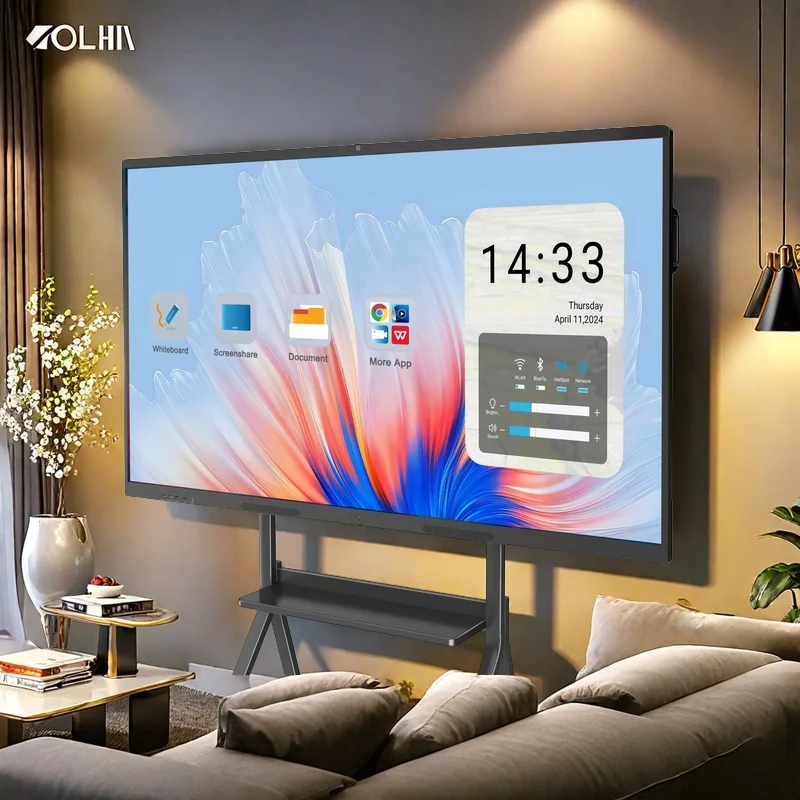 

Advanced 65" 4K Smart Board – Perfect for Classrooms, Boardrooms & Video Calls with Integrated Dual System and High-Definition