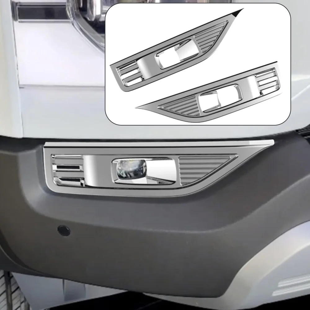 

Pair Car Front Bumper Fog Light Lamp Grille Fog Lamp Bezel Cover Trim Glossy Black / Chrome For BYD Shark 6 2024 2025 2026