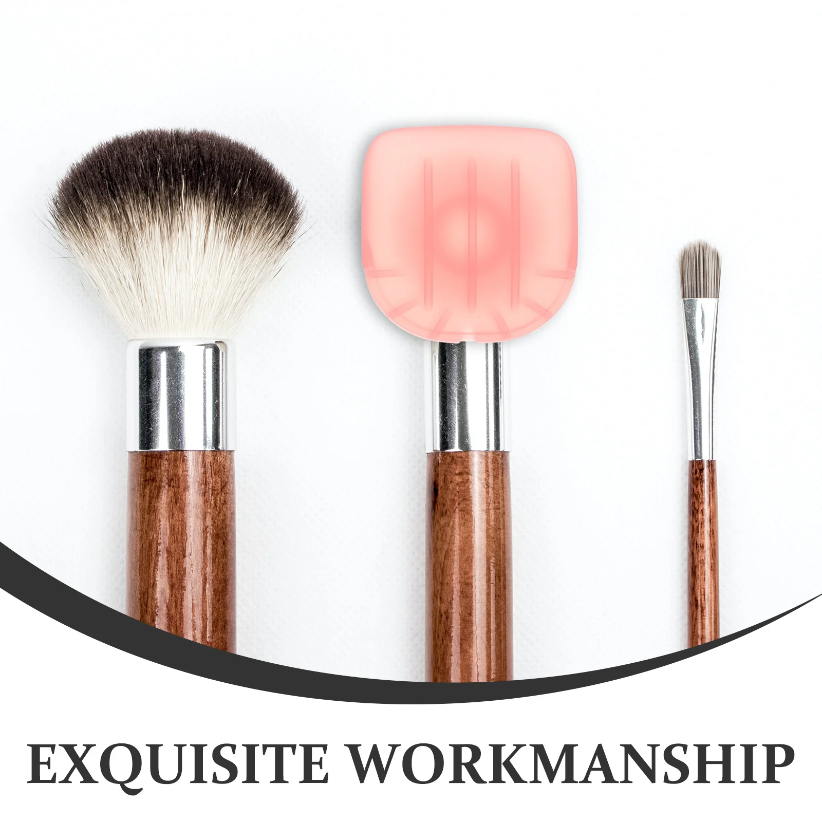 

4pcs Makeup Brush Holder Silicone Travel Cover Multi-Color Foundation Brush Protector Portable Storage Organizer For Makeup