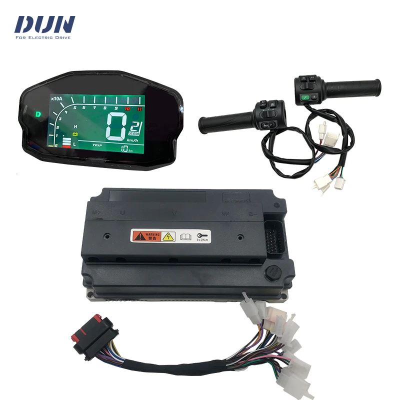 

EM200/2 Boost 300A 5KW Motor Controller with DKD ONE-LIN Speedometer & Throttle