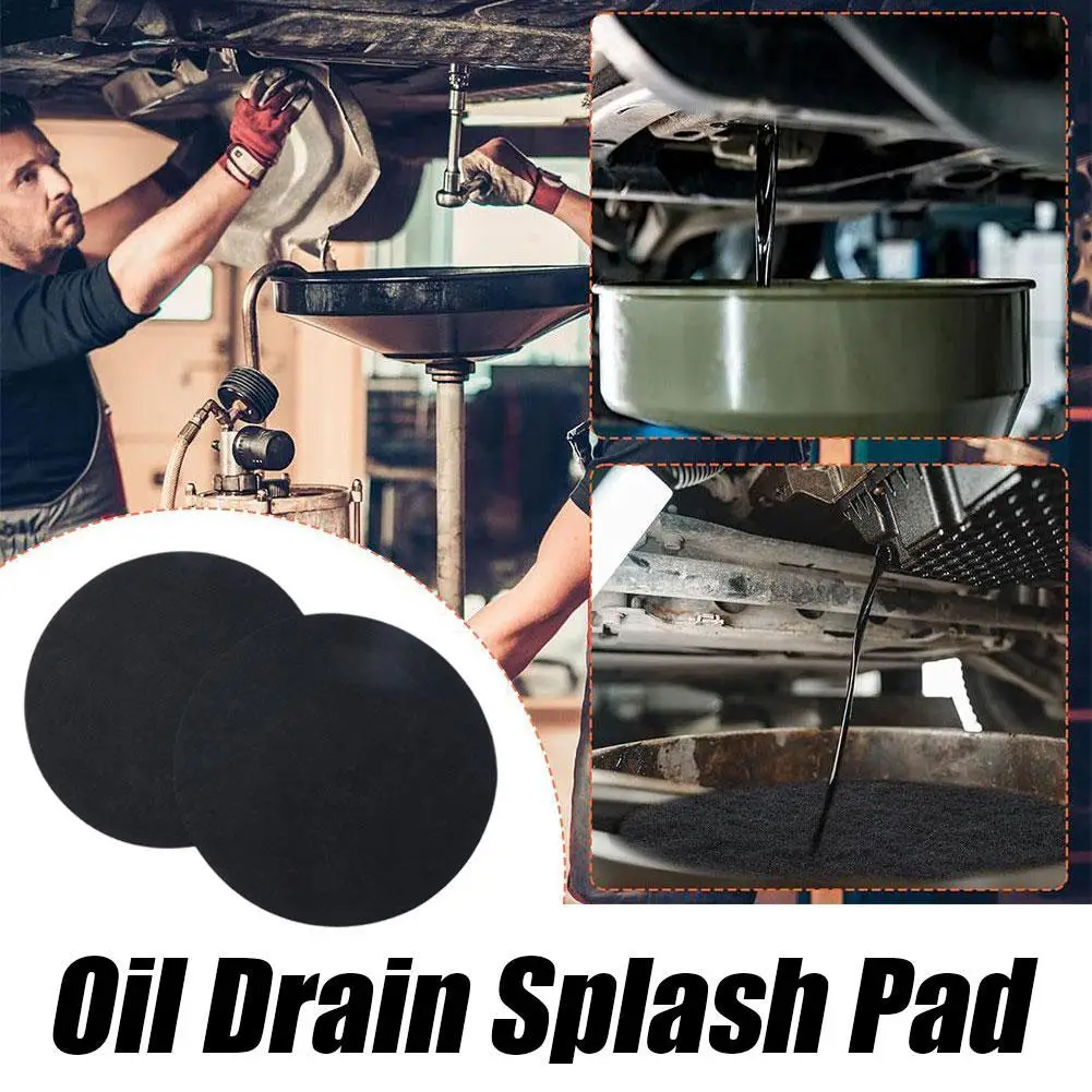 38cm Oil Drain Pad 2 Pieces Without Pad Circular Pad Suitable For Car Oil Change Oil Drain Pan