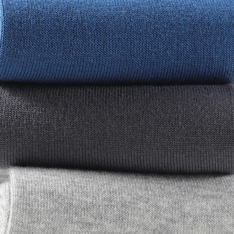 MiiOW 5 Pairs Men's Contrast Color Middle Tube Socks Autumn Winter Cotton Men Socks 3A Antibacterial Breathable Mens Long Socks