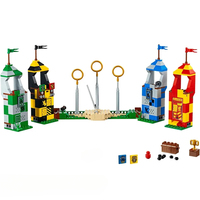 Creative Academy of Magic Series Quidditch Air Race Building Blocks Model Ball Game Assemble Brick Toys Kid Adult Gift