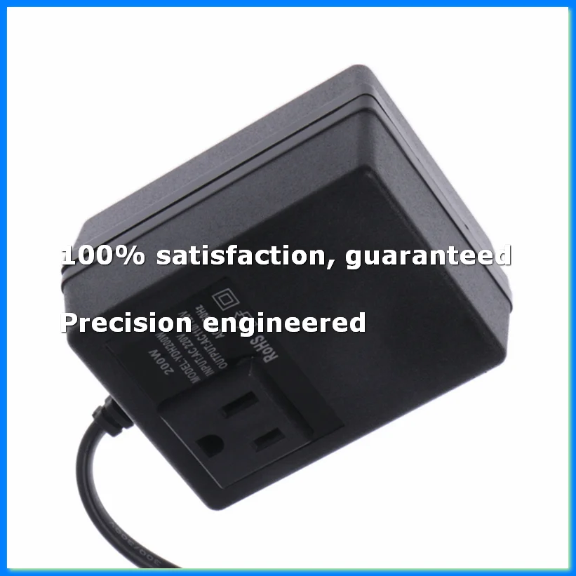 200W AC 220V to 110V Reduce Transformer Convert Travel Power EU Plug Adapter-A07G