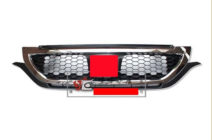 For Honda CRV CR-V 2012 2013 2014 Front Grille Around Trim Car Accessories Stickers