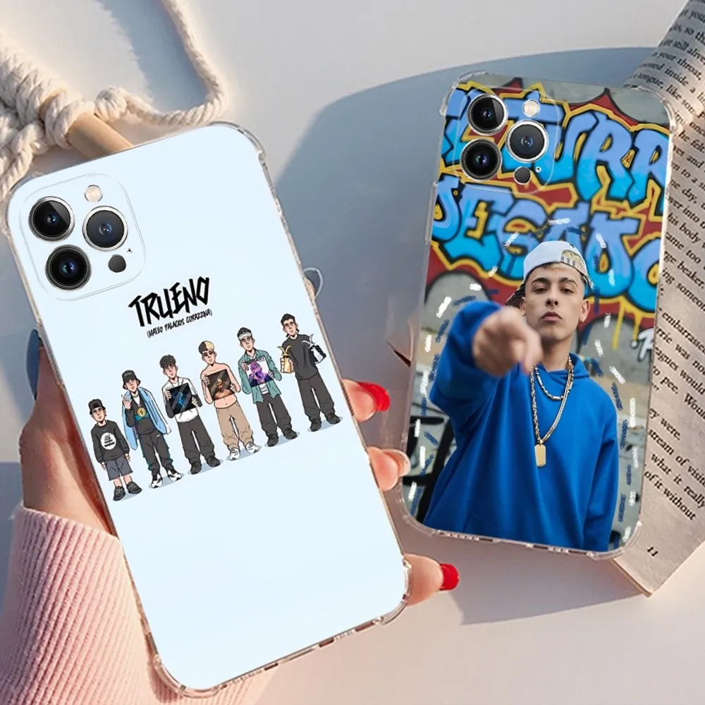 T-Trueno Rapper Phone Case For IPhone 16 15 14 13 12 Mini 11 Pro XS Max X XR SE 6 7 8 Plus Soft Silicone Cover