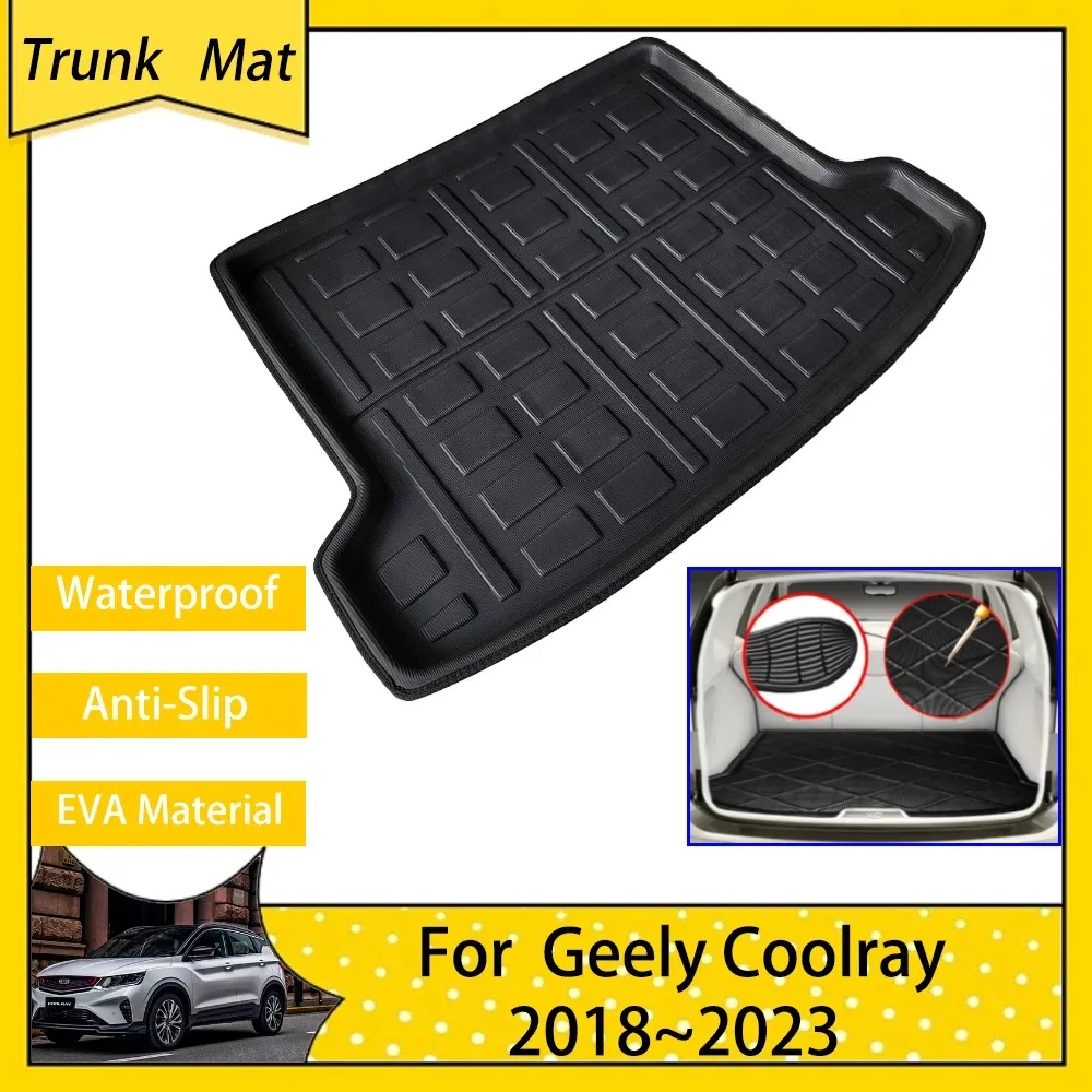 

Car Trunk Mat for Geely Coolray Proton X50 2018 2019 2020 2021 2022 2023 Rear Boot Cargo FLoor Carpet Tray Protector Accsesories