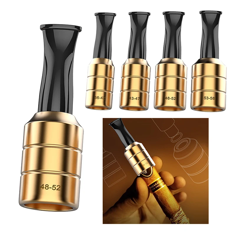 ที่กรองปลายบุหรี่ซิการ์แบบโลหะ อลูมิเนียม