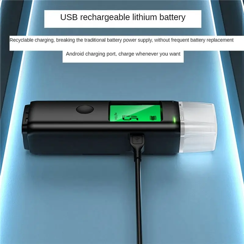 A03Z-2X Rechargeable Breathalyzer Portable Breathalyzer Tester For Individuals And Homes Drunk Driving Insufflation Tester