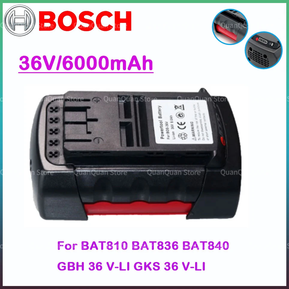 

For Bosch 36V battery 6000mAh 8000mAh 9000mAh BAT4030 BAT4040 BAT4050 BTA4060 Li-Ion Battery