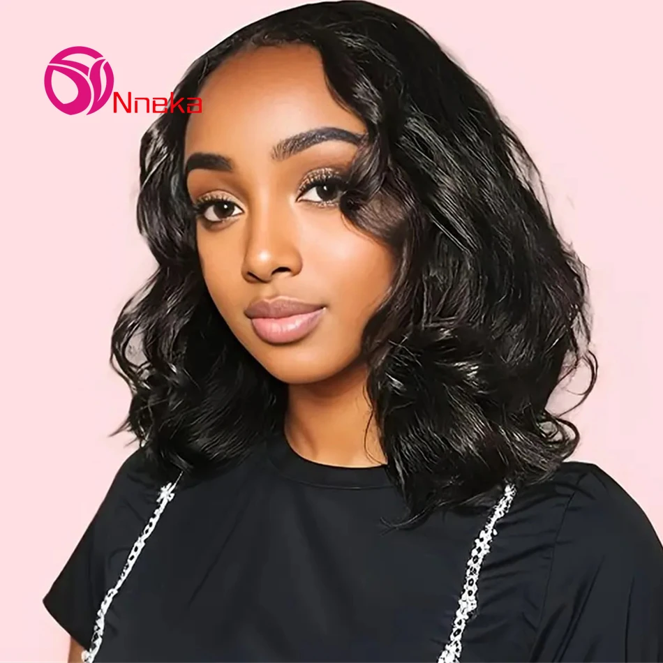 

Body Wave Short Bob Wig 13x6 HD Lace Front Wig Brazilian Remy 13x4 Lace Frontal Wig Human Hair For Black Women