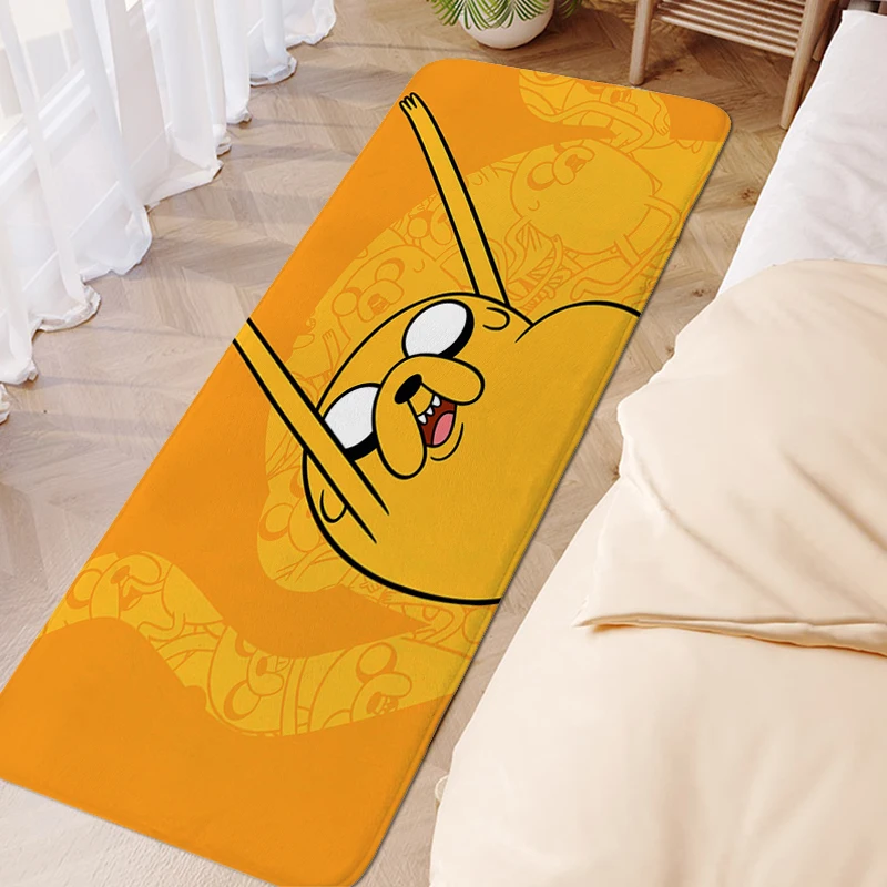 Digital Print Carpet for Bedroom A-Adventures Time Non-slip Mat Washable Non-slip Kitchen Living Room Rug Entrance Door Doormat