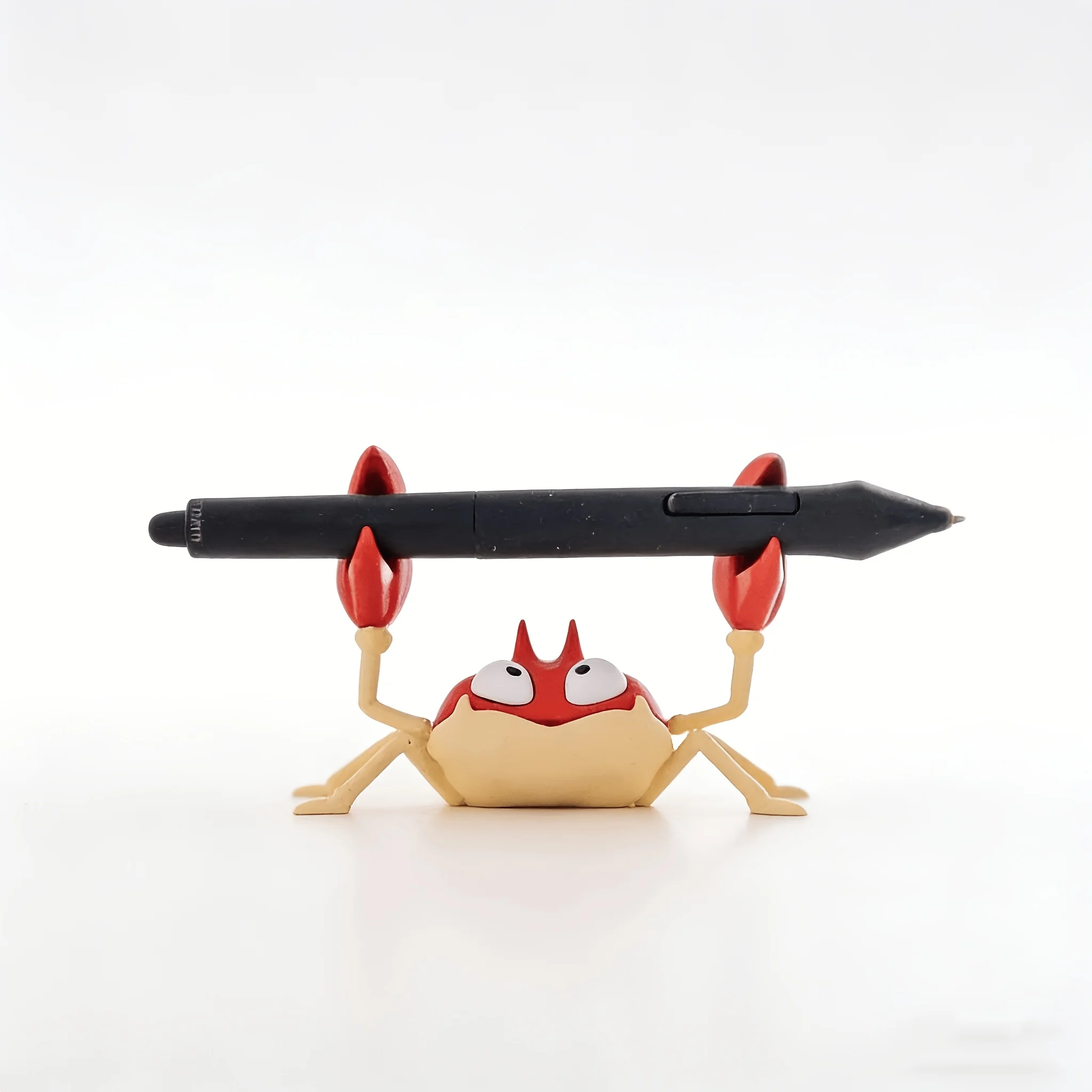 A New Creative Crab Pen Holder in the Shape of a Weightlifting Crab, a Gift Stationery Item That Can Be Used for Home Exhibitions, Parties, Shop Windows, Offices, Tables, Etc., and Is Perfect for Offices, Homes, Parties, and Family Exhibitions, as Well as Party Gifts | Fun Design |
