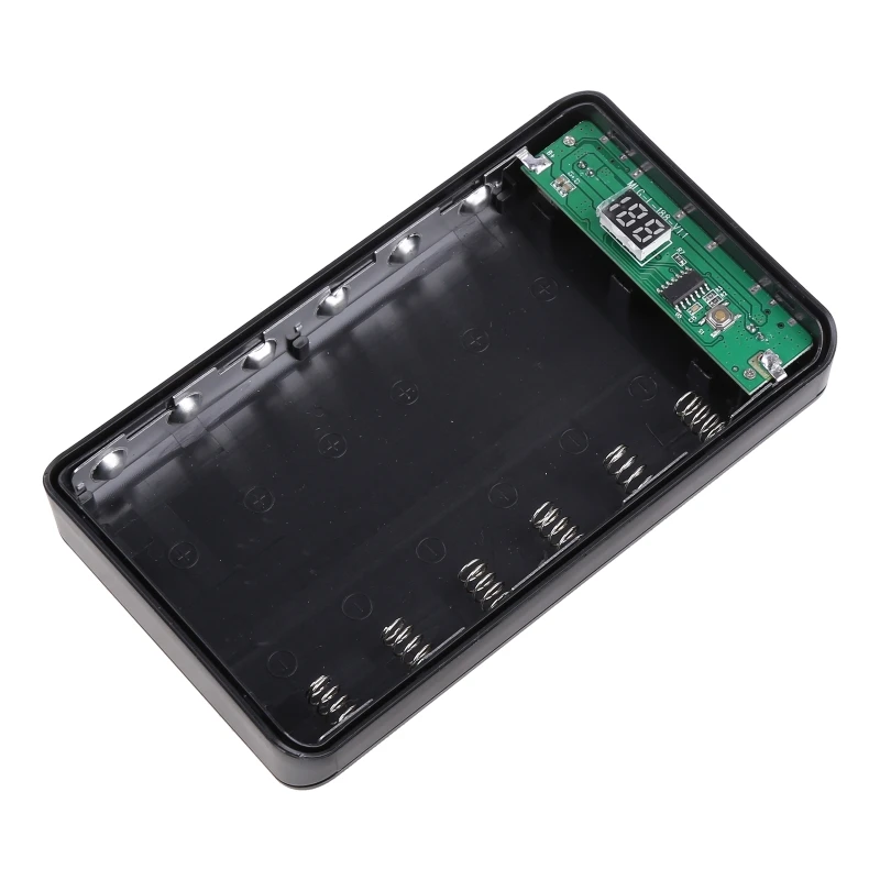 A6 LCD Display 18650 Battery Holder Batteries for Case Storage Box DIY 6x18650 Rechargeable Battery DIY Power Bank DropShipping