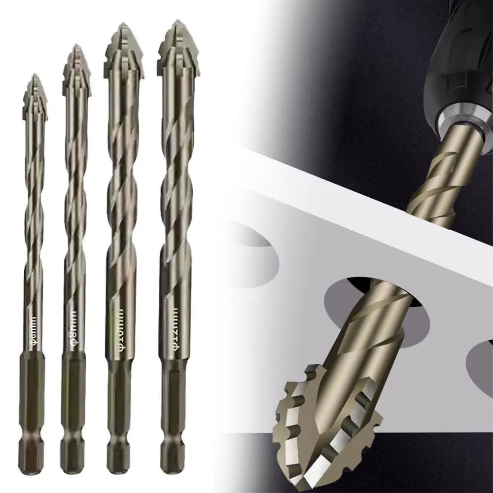 New Four-Flute Sawtooth Eccentric Drill Bit