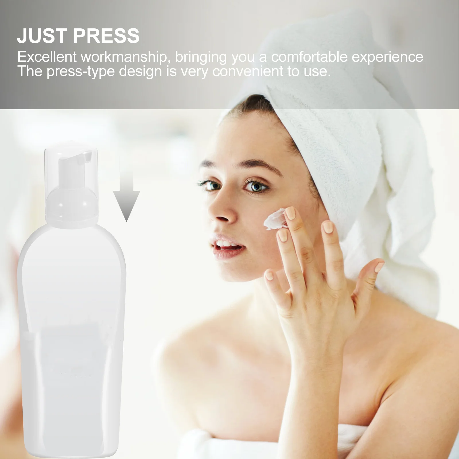 

3Pcs Press Foam Pump Head Replacement for Lotion Bottle Shampoo Shower Gel Soap Dispenser Pump Nozzle Soap Dispenser Pumps