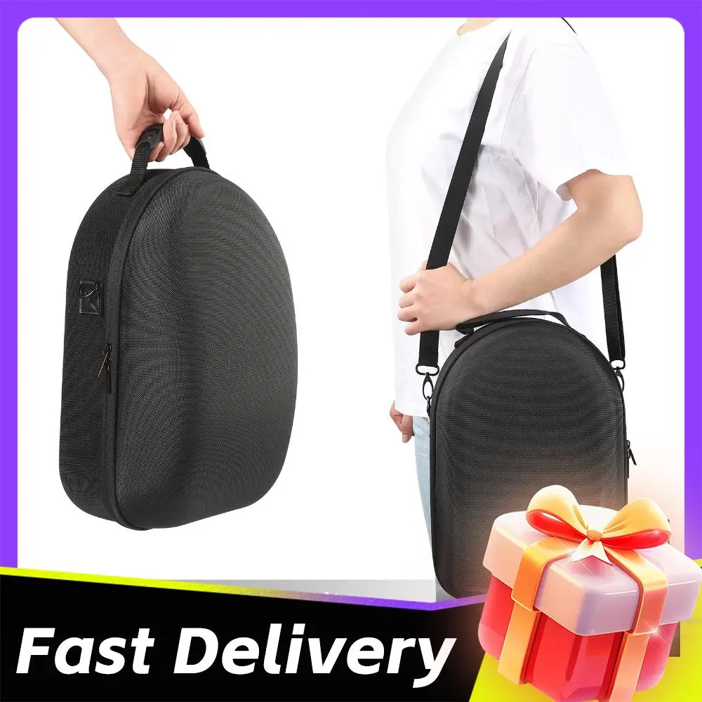 

Hard Storage Box Len Cover Shockproof Portable Storage Bag Cable Ties With Shoulder Strap for Meta Quest 3 VR Headset Controller