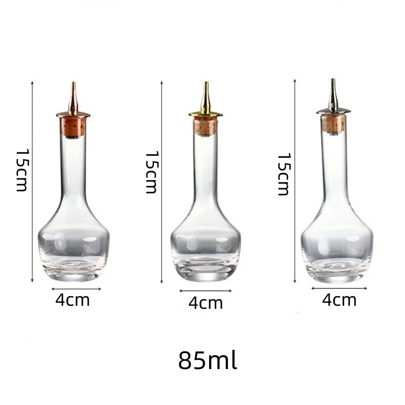 100ml Glass Spray Bitter Dropper Bottle Glass Bottle Cocktail Bitters Bottle Bar Tools