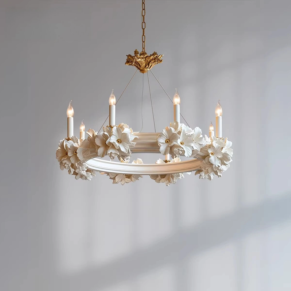 French chandelier cream wind living room dining room retro carved lighting bedroom advanced sense creative personality art lamps