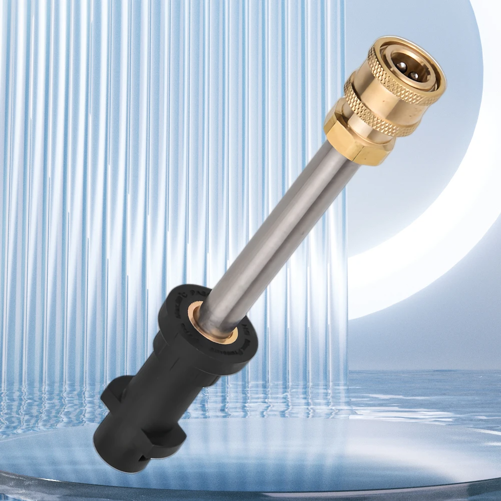 17/41 سنتيمتر تمديد عصا ل مسدس غسيل الضغط العالي 1/4 موصل سريع سيارة غسالة الضغط بندقية رذاذ تمديد انس ل Karcher