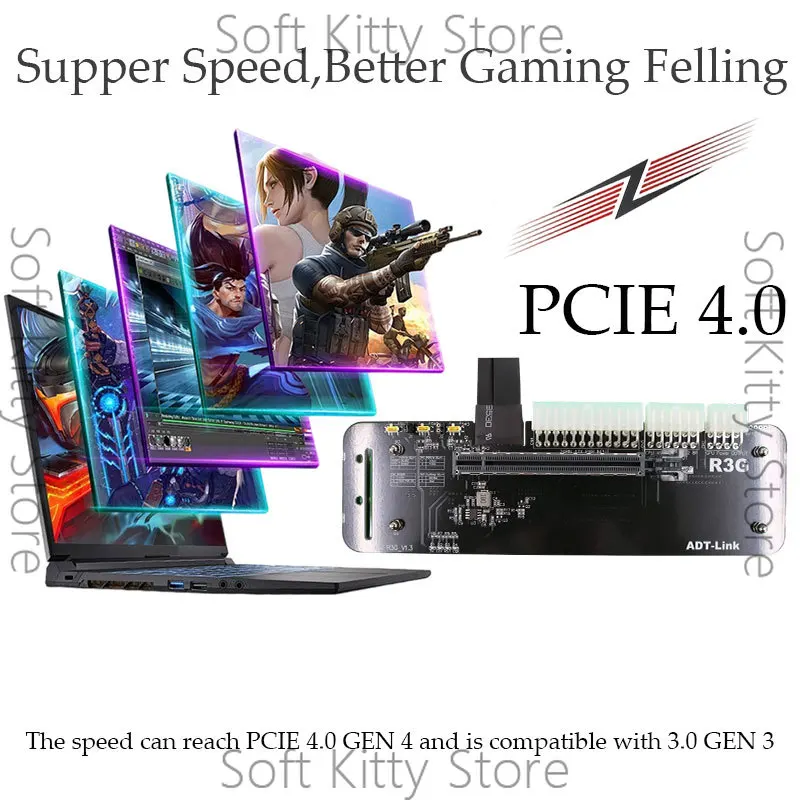 K3G notebook graphics card external to M.2 nvme PCIe 4.0/5 x4 docking station