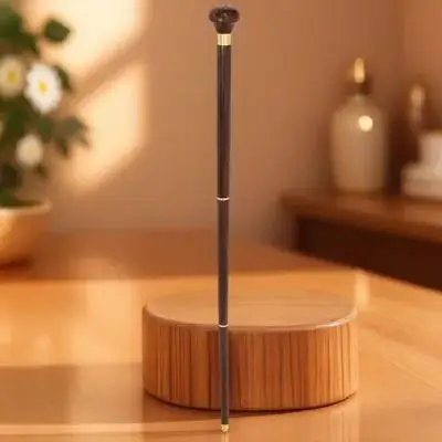 

Wooden Walking Stick Detachable Three-Section Anti-Slip for Seniors Hiking Portable Walking Cane Outdoor Reliable Canes