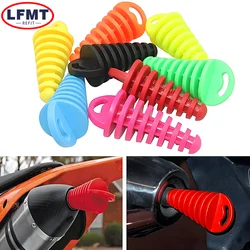 Motocross Tailpipe Rubber for Pcx 2022 Cbr250Rr Arrow Exhaust F900R Exhaust Exhaust 60Mm Exhaust Pipe Plug Protector Motorcycle