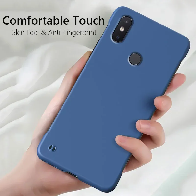 Capa traseira fosca fina sem moldura para PC para Xiaomi Mi 8 Mi8 à prova de choque Fundas Coque