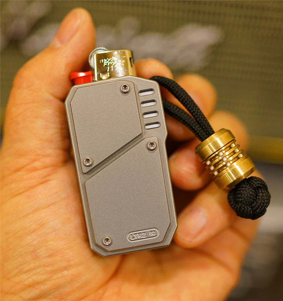 LTR2 Titanium Lighter Case for Disposable Lighter Protect Lighters