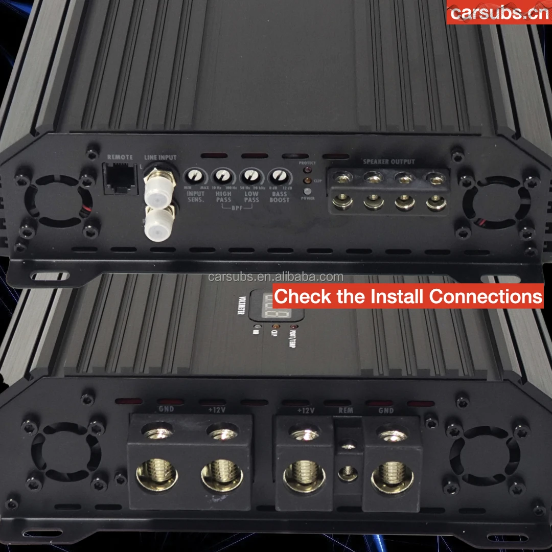 2025 رائجة البيع النمط البرازيلي كامل المدى RMS 18000 واط مضخم صوت السيارة الذروة 36000 واط SPL قوي باس 1 أوم قطعة واحدة سيارة Ampl