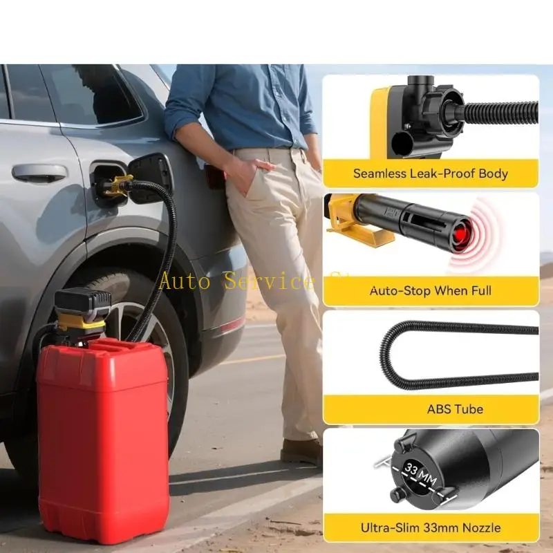 462A Cordless Electric Transfer Pump Auto Shut-Off 3.2GPM Electric Pump for 20V And 18V Batteries