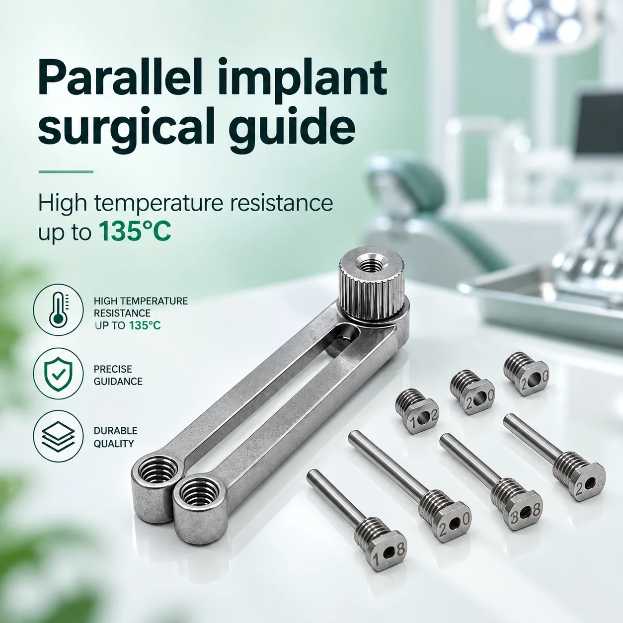 Professional Precision Dental Implant Drill Guide System Parallel Placement Depth-Control for Multi Implant Clinical Use