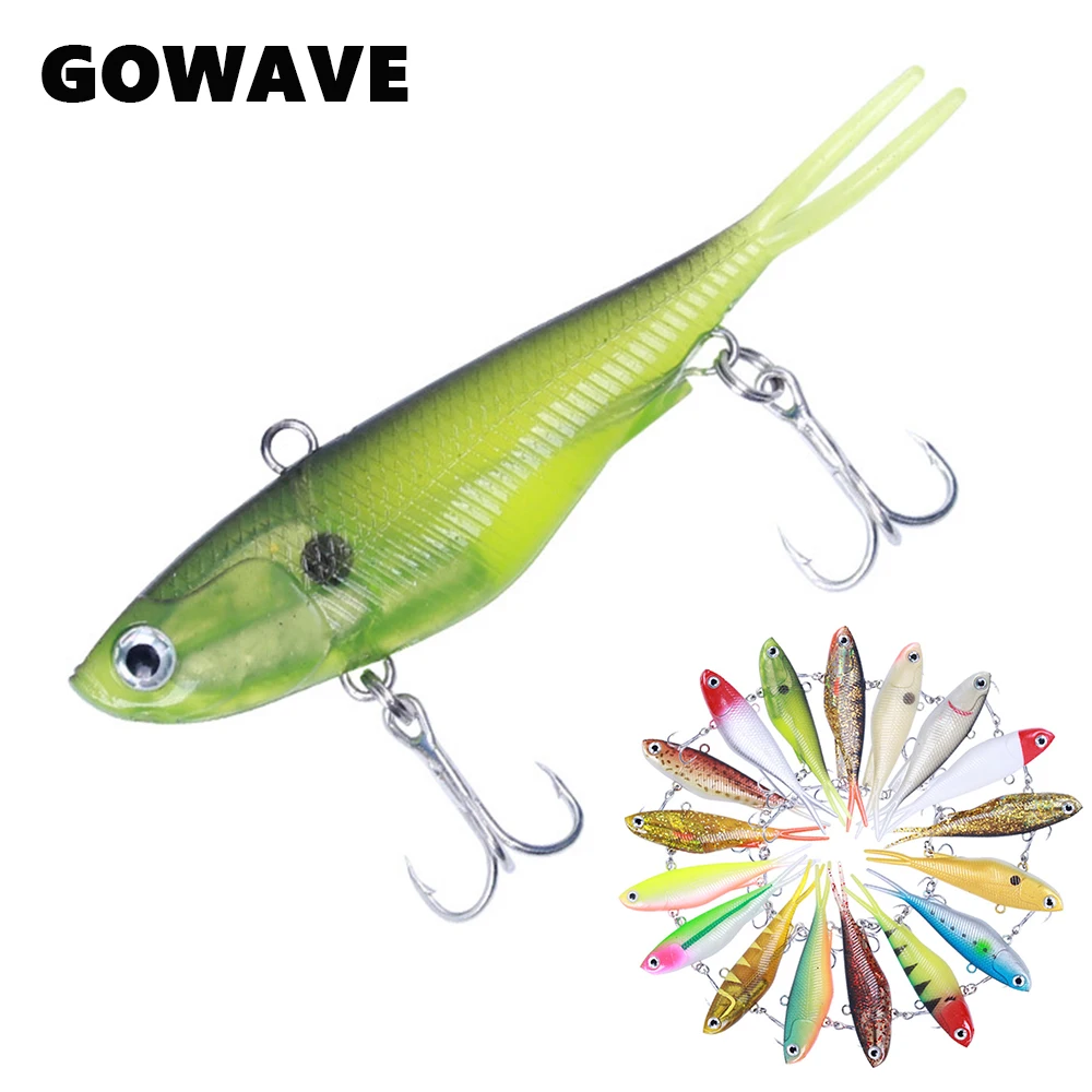 20g 30g Saltwater Softbait Metal Jig Head Silicone VIB Lure Plastic Shad Swimbait Fishing Tackle For Mahi Marlin Wahoo Redfish